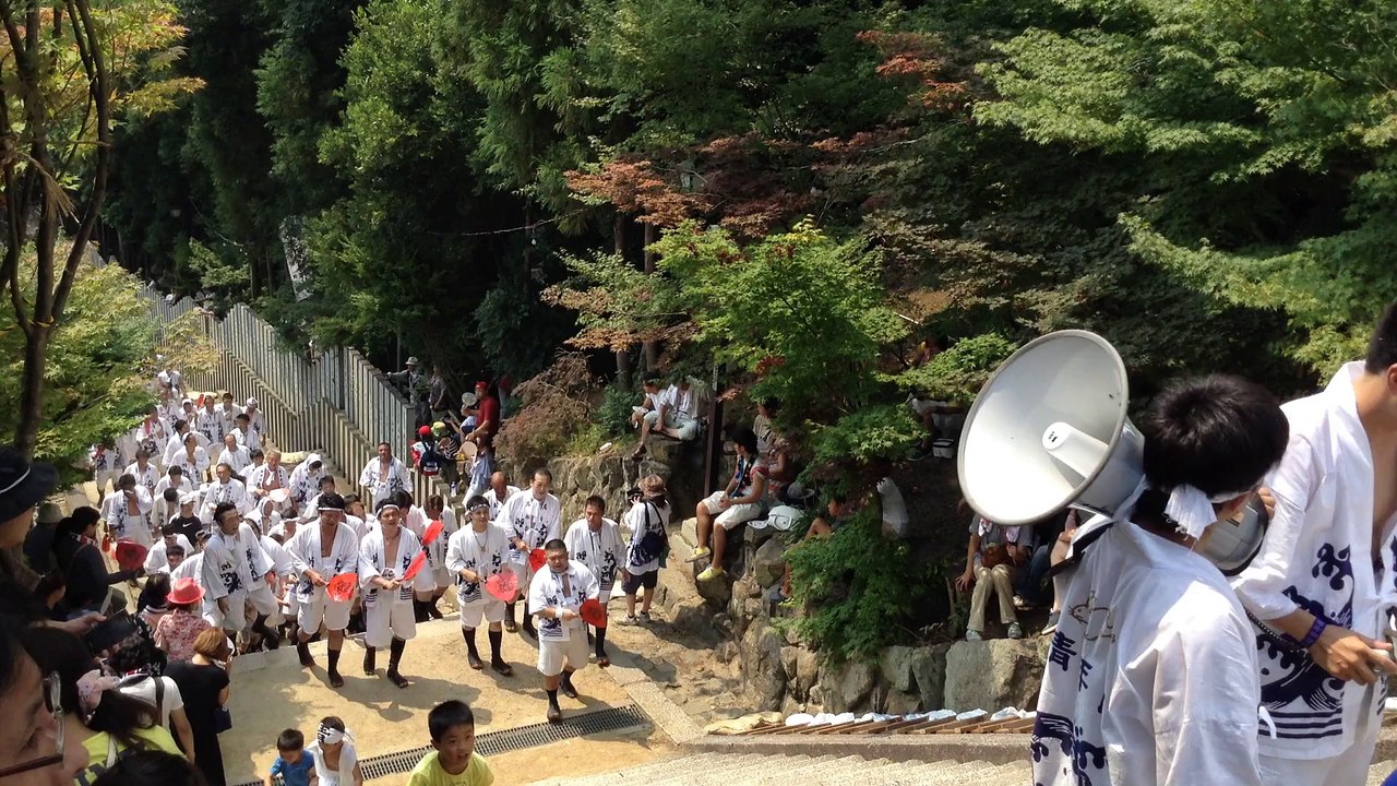 恩智祭り「恩智神社夏季例祭」/ 平成２７年８月１日(土） Onji Shrine summer festival ( August 1, 2015) in Yao city of  Osaka, Japan