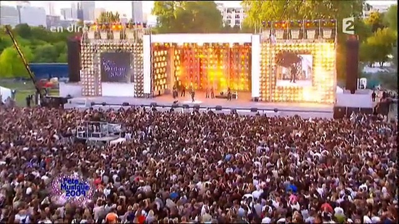 Florent  Pagny " Que nadie sepa mi sufrir -  Edith Piaf "  Live à La Fete de la Musique 2009