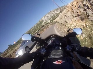 shocking motorcycle crash greece 2013