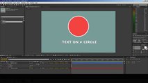 Text on a circle after effects - circular text path - circular text after effects tutorial