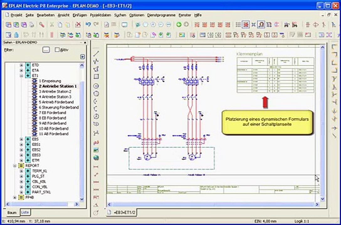 Tutorial EPLAN Electric P8 - Dynamische Formulare - video Dailymotion