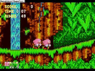 hyper knuckles in sonic 3 and knuckles debug mode