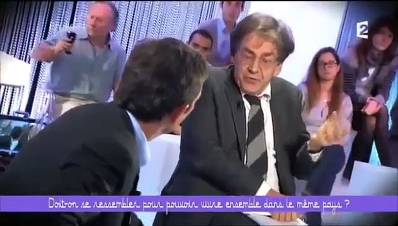 Alain Finkielkraut face à Abdel Raouf Dafri et Pascal Blanchard chez Frédéric Taddeï CSOJ - 3/7