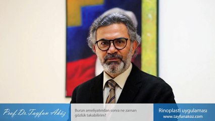 Burun ameliyatından sonra ne zaman gözlük takabilirim? - Prof. Dr. Tayfun Aköz