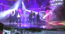 IU popping dance(?) and shuffling to Good Day Remix @ KBS Gayo Festival