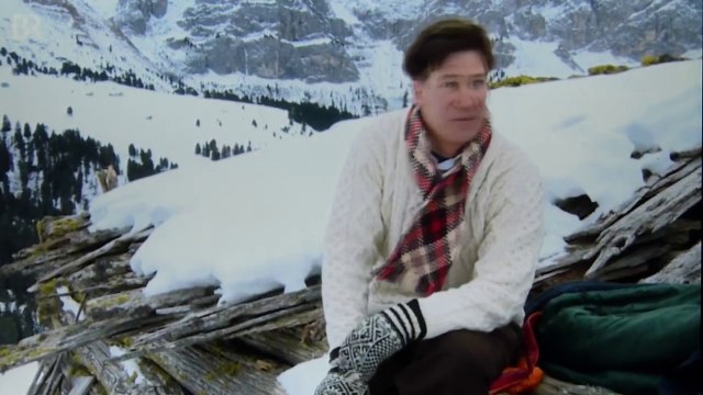 Tobias Moretti : Trenker, Setbesuch in Dolomiten