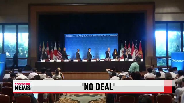 Negotiations stall on Trans-Pacific Partnership