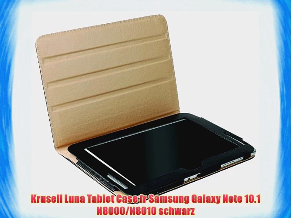 Krusell Luna Tablet Case fr Samsung Galaxy Note 10.1 N8000/N8010 schwarz