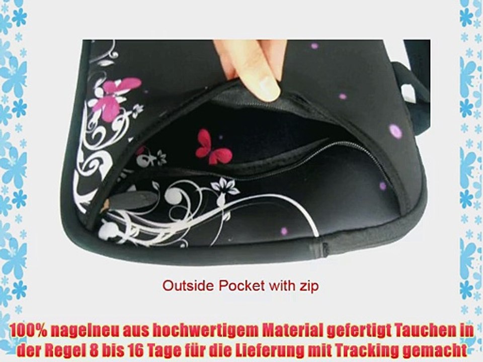 viele Designs 13-13.3 Zoll Laptop Netbook mit Schulterriemen Handgriff-Beutel-Kasten-Abdeckung