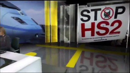 HS2 on ITV News At Ten, Tue 10 Jan 2012