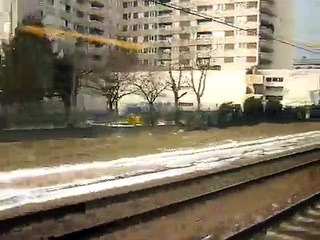 TGV arriving at Gare de Lyon, Paris from Zurich