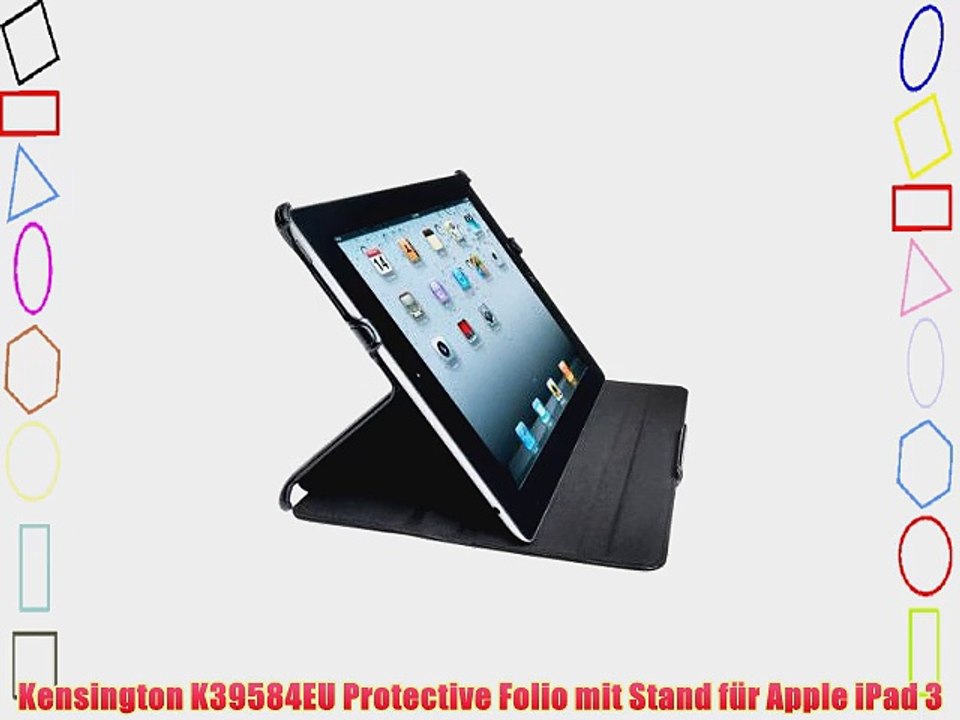 Kensington K39584EU Protective Folio mit Stand f?r Apple iPad 3