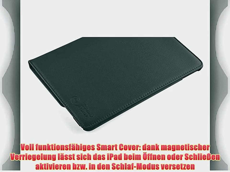 JAMMYLIZARD | 360 Grad rotierende Ledertasche H?lle f?r iPad Air 2013 (5. Generation) SCHWARZ