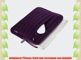 Belkin Pleated Schutzh?lle (geeignet f?r macBook/Ultrabook bis 381 cm (15 Zoll)) violett/pflaume