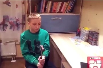 Funny Video  Kid Instantly Regrets Testing His Hammer Proof Phone Case   Video Mania