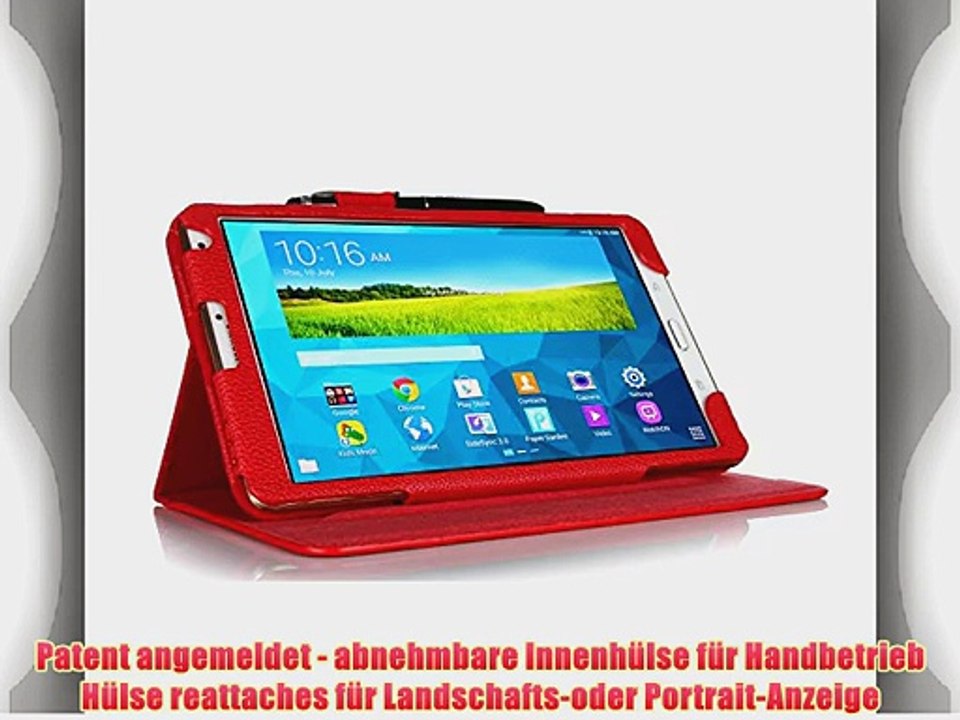 rooCASE Samsung Galaxy Tab S 8.4 H?lle Case - PU Ledertasche schutzh?lle St?nderfunktion Cover