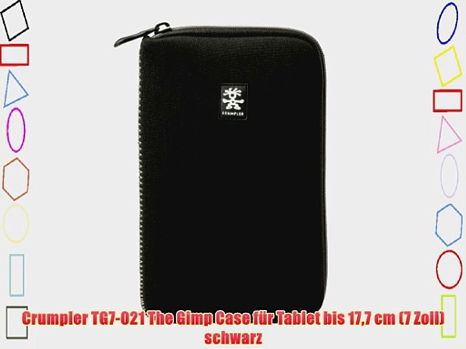 Crumpler TG7-021 The Gimp Case f?r Tablet bis 177 cm (7 Zoll) schwarz