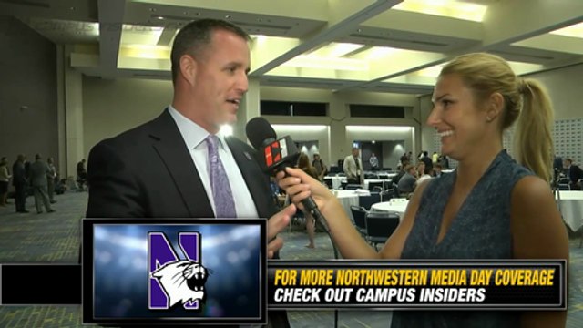 Northwestern's Pat Fitzgerald On Playing Linebacker Again