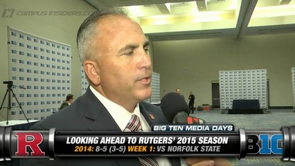 Rutgers' Kyle Flood On The Importance Of The Ground Game