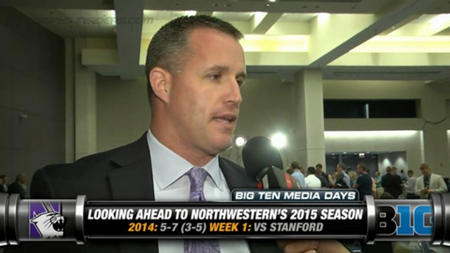 Northwestern's Pat Fitzgerald On Naming A Starting Quarterback