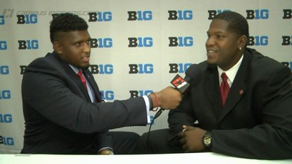 Rutgers' Darius Hamilton Quizzes Keith Lumpkin