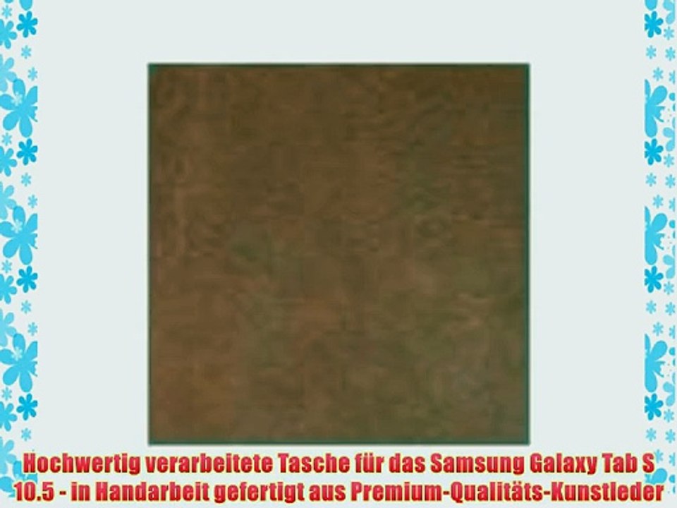 StilGut UltraSlim Case Tasche mit Stand- und Pr?sentationsfunktion f?r Samsung Galaxy Tab S