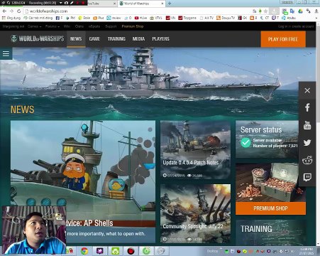 Hướng dẫn tải games và đăng ký tài khoản Word of war ship