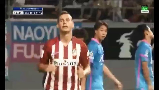 0-1 Koke Goal International Club Friendly - 01.08.2015, Sagan Tosu 0-1 Atlético Madrid