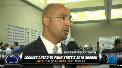 Penn State's James Franklin On Improving In The Trenches