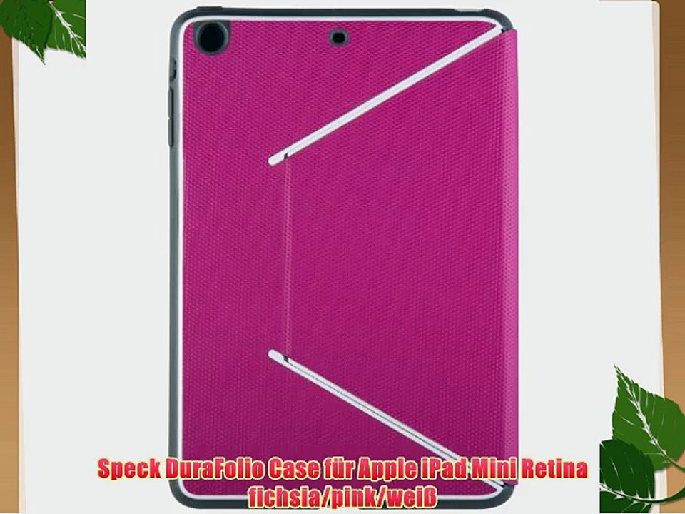 Speck DuraFolio Case f?r Apple iPad Mini Retina fichsia/pink/wei?