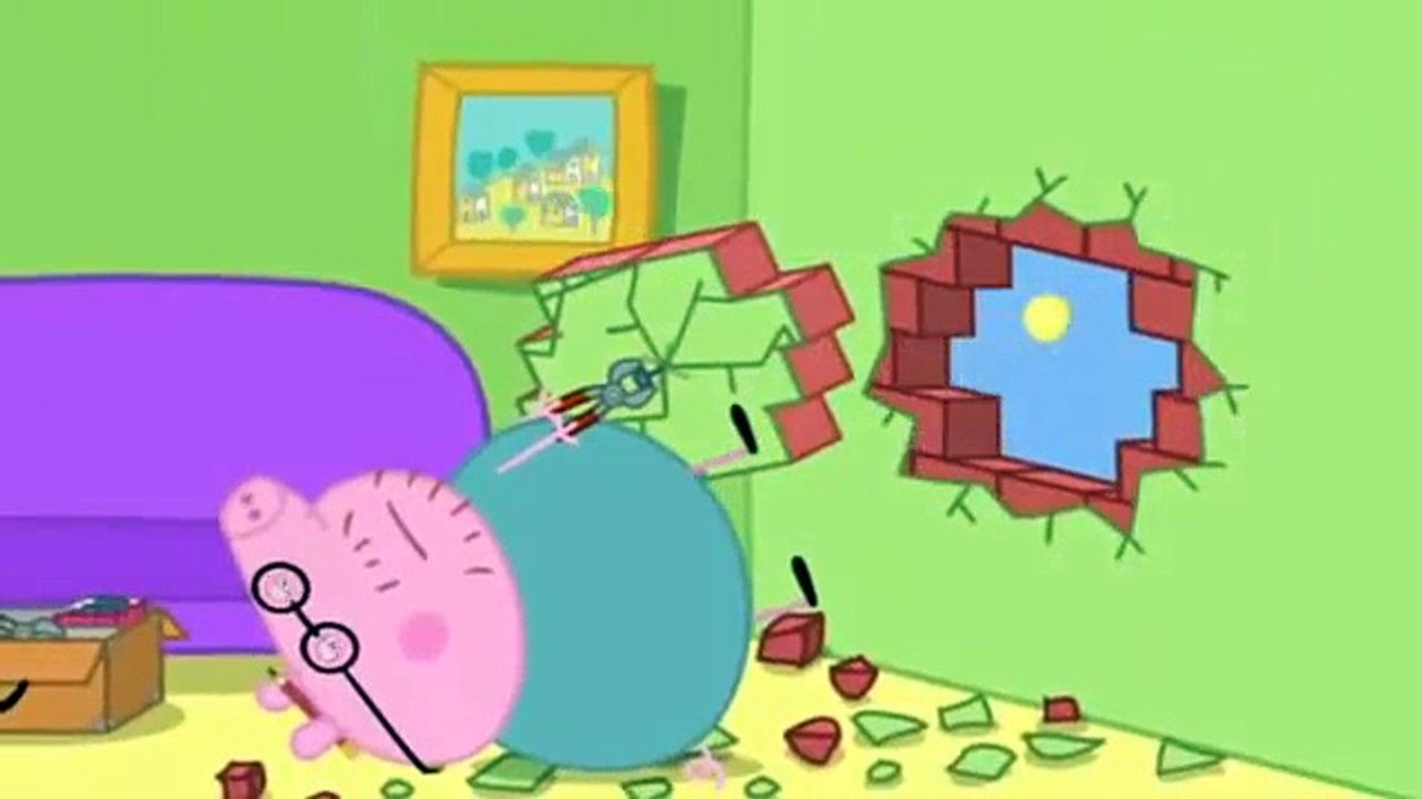 HỌC TIẾNG ANH QUA PHIM HOẠT HÌNH | PEPPA PIG CARTOON WITH ENGLISH SUBTITLES | TẬP 4 : DADDY PUT UP