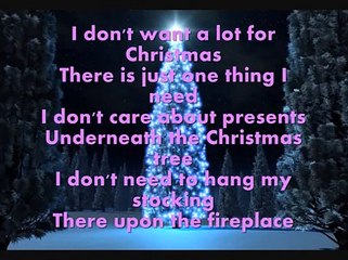 All I want for Christmas Lyrics