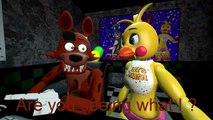 SFM FNAF Foxy and Toy Chica reacts five nights at freddy´s 4 trailer