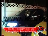 Scandal cu mascati in curtea unei importante firme de taximetrie din Iasi   BZITV