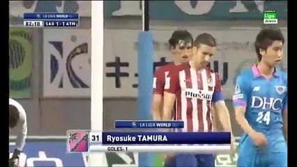 1-1 Goal International Club Friendly - 01.08.2015, Sagan Tosu 1-1 Atlético Madrid