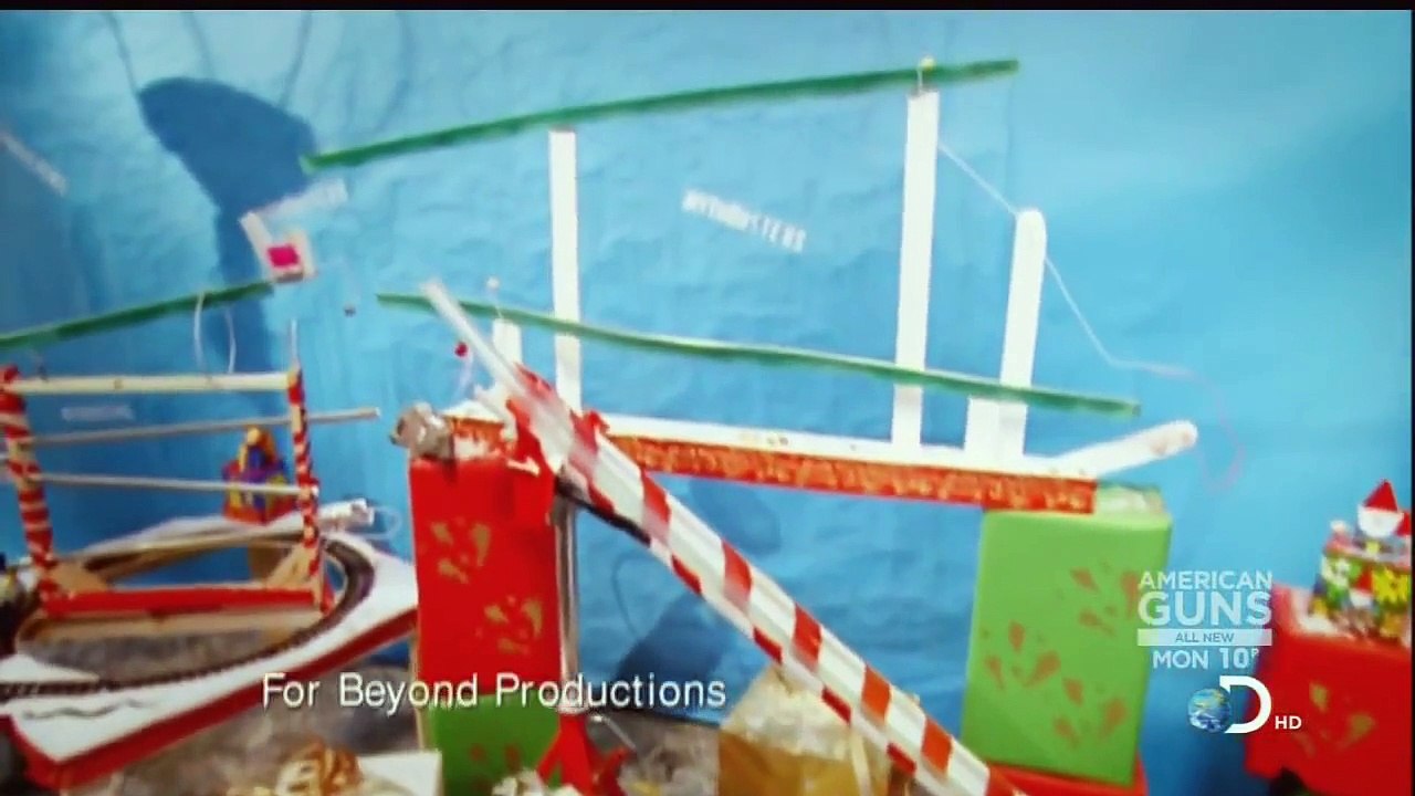 Mythbusters Christmas Special Rube Goldberg Machine BEST QUALITY