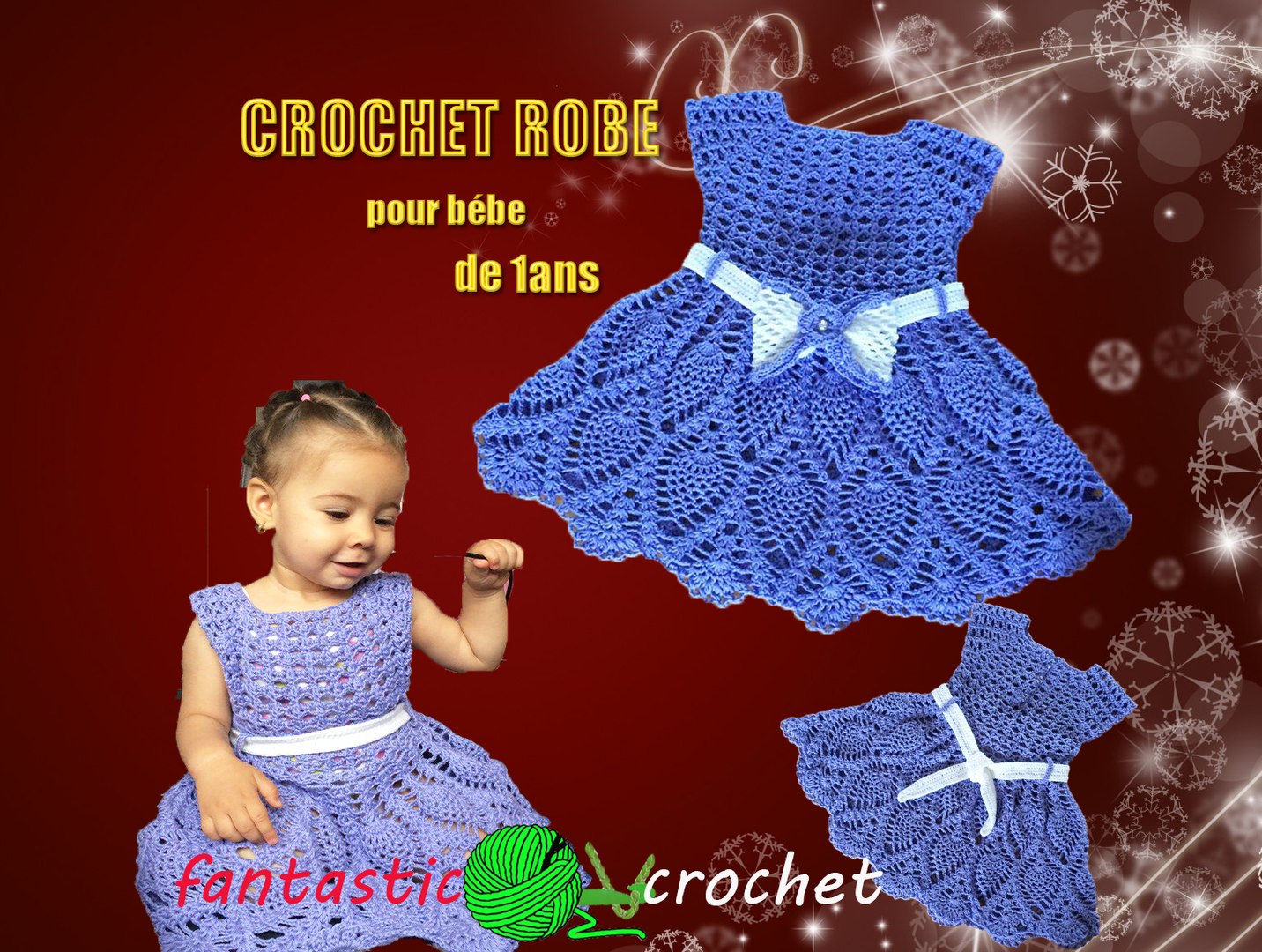 Robe Pour Bebe Au Crochet Video Dailymotion