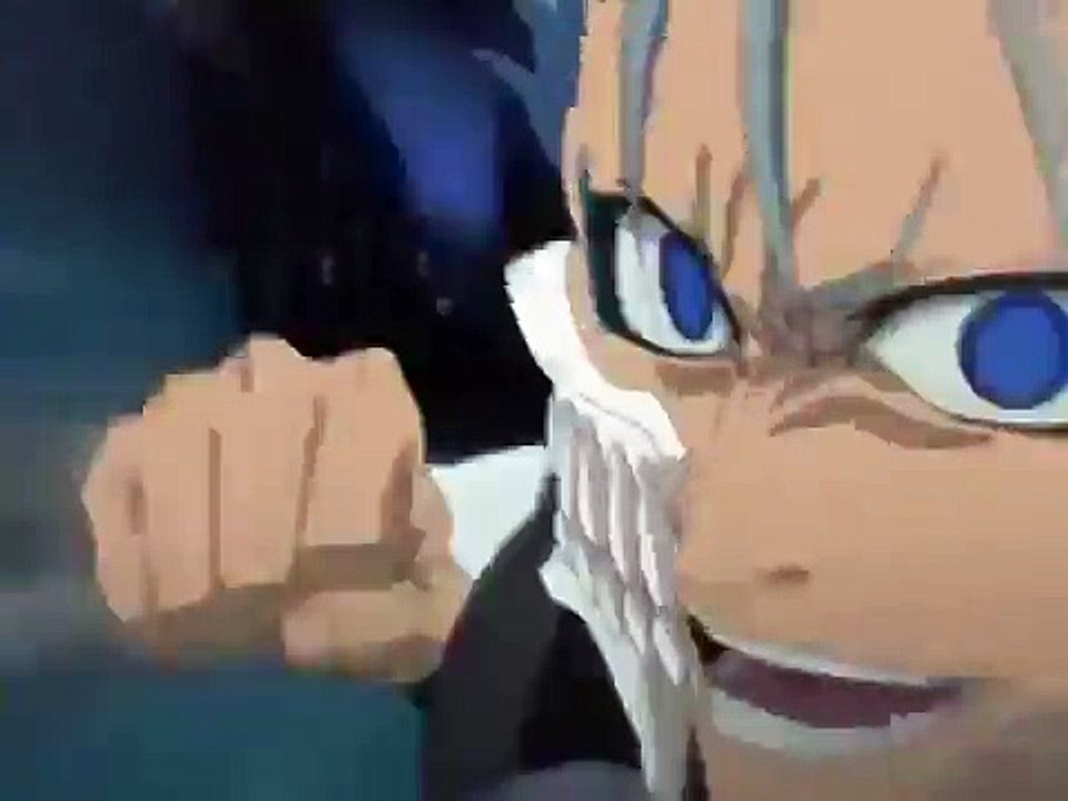 Grimmjow beating up ichigo