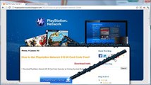 How to download Playstation Network PS3 PSN Card Generator 10$ Legit Updated 2015