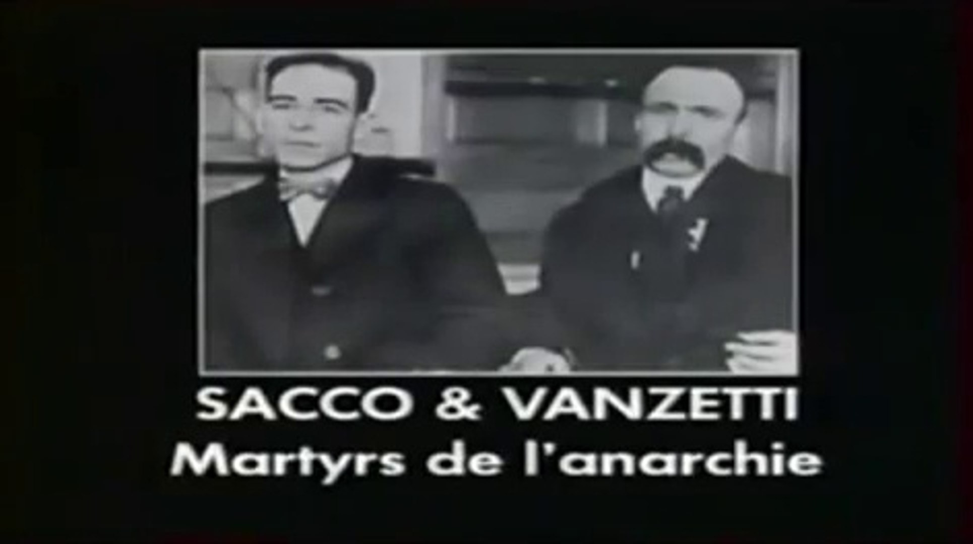 Sacco Vanzetti Martyrs De Lanarchie - 