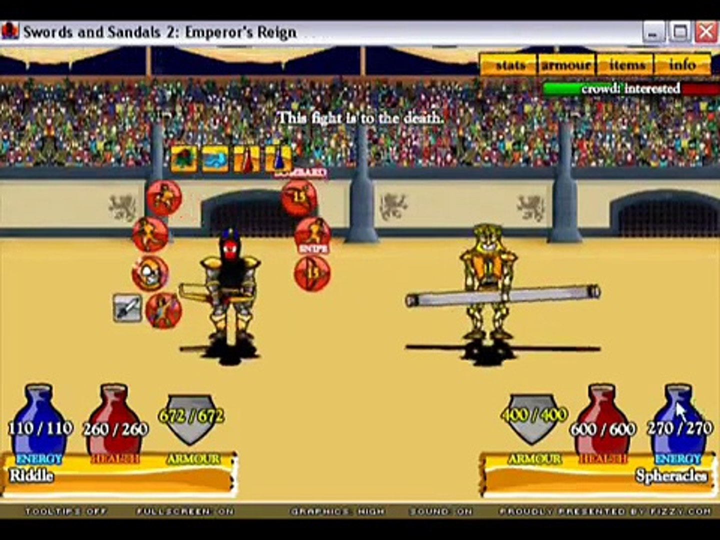 Swords And Sandals 2 : Emperor Reign : Champion tournament LV 24 - video  Dailymotion