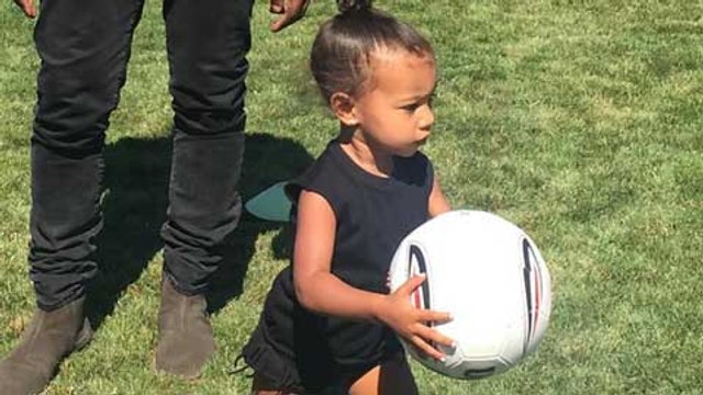 Kim Kardashian shares Adorable Pics of ‘Baller Baby’ North West