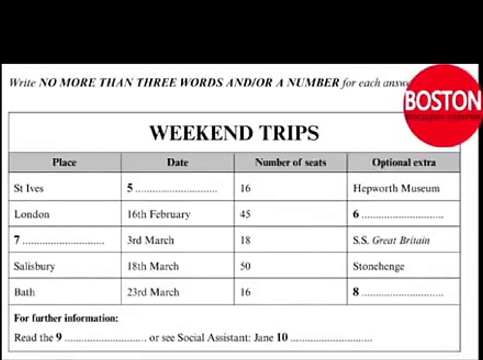 IELTS Listening | Cambridge IELTS 4 | Test 1 With Answer Key