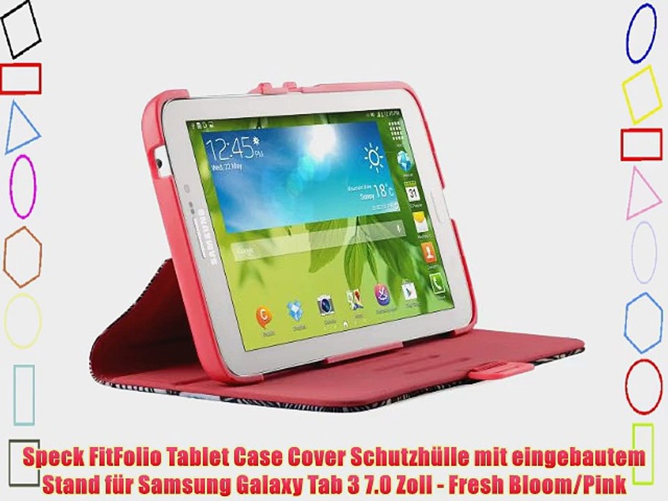 Speck FitFolio Tablet Case Cover Schutzh?lle mit eingebautem Stand f?r Samsung Galaxy Tab 3