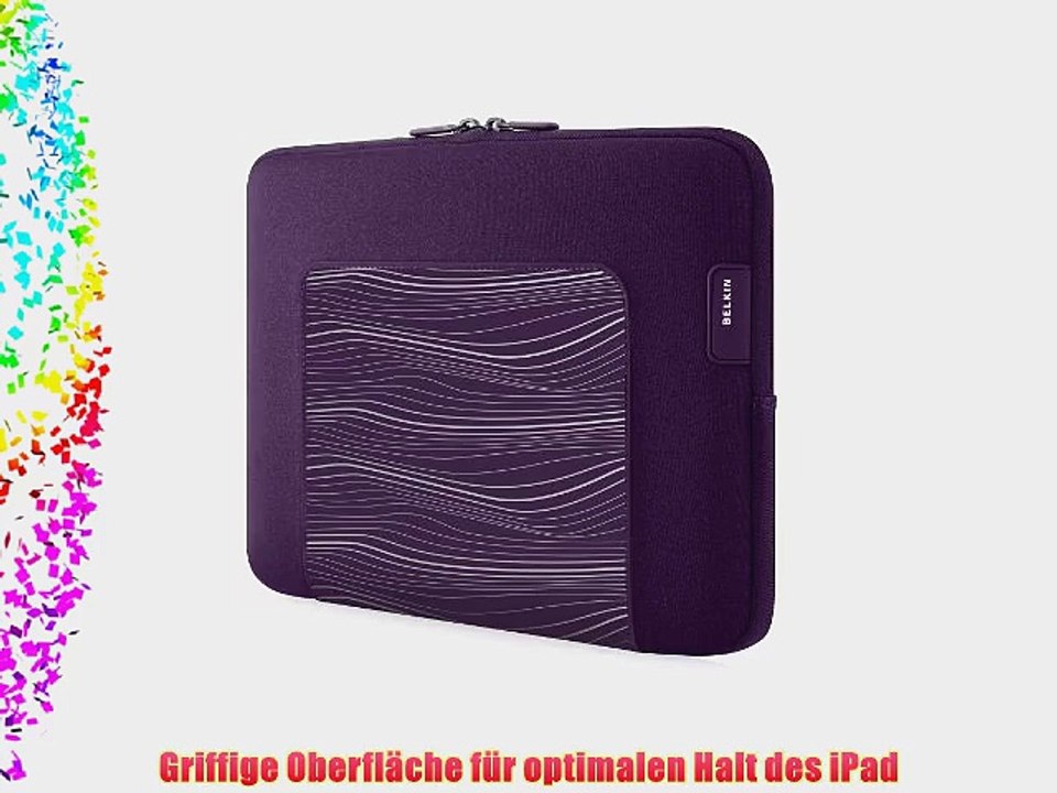 Belkin Grip Neopren-Schutzh?lle (geeignet f?r Apple iPad) lila