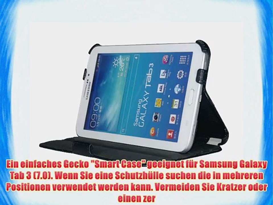 Die original GeckoCovers Samsung Galaxy Tab 3 7.0 H?lle Case Cover Tasche mit Aufsteller Slimfith?lle