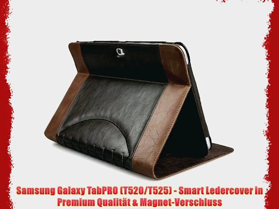 Edles noratio Samsung Galaxy TabPRO (T520/T525) 10.1 - Smart Cover - Schutz H?lle im Football