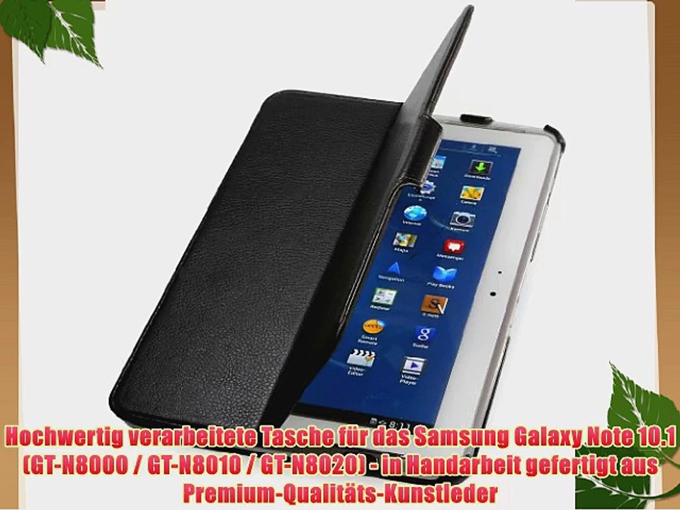 StilGut UltraSlim Case Tasche mit Stand- und Pr?sentationsfunktion f?r Samsung Galaxy Note