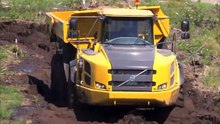 Volvo Articulated Hauler (dump trucks) F-Series A25F, A30F, A35F, A40F walk-around video