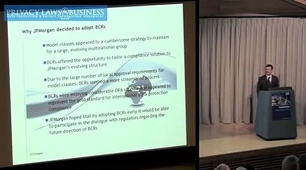 Lessons for implementing Binding Corporate Rules from the approval of JP Morgan Chase's programme
